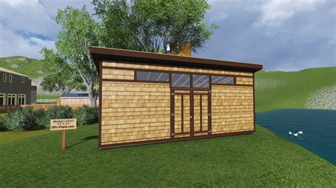 modern shed plan