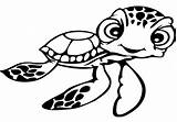 Nemo Turtle Coloring Finding Pages Crush Drawing Sheet Getcolorings Color Getdrawings sketch template