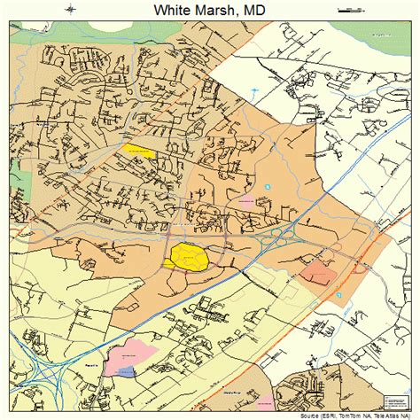 white marsh maryland street map