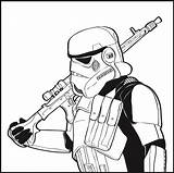 Stormtrooper Star Coloring Pages Wars Drawing Trooper Clone Color Printable Battlefront Gif Colouring War Print Sheets Pdf Tattoo Coloringhome sketch template