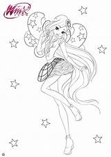 Winx Club Coloring Pages Cosmix Season Stella Transformation Youloveit Colouring Choose Board Flora sketch template