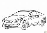 Coloring Toyota Hyundai Pages Genesis Coupe Car Drawing Fast Furious Supra Cars Bmw Tundra Printable Luxury Color Fancy Kids Print sketch template