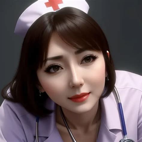 Turn An Image Into High Resolution Beautiful Nurse With Huge And Giant