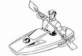 Coloring Pages Action Man Canoeing sketch template