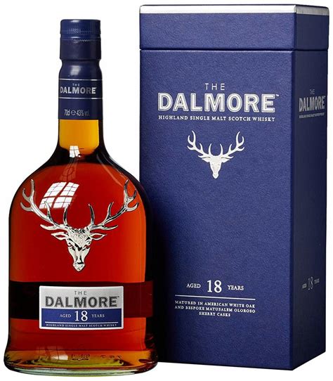 dalmore  years higland single malt scotch whisky  cl scozia