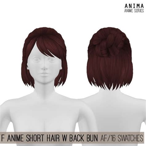 stylish anime hairstyles   sims