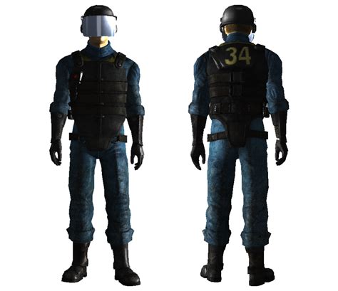 Vault 34 Security Armor Fallout Wiki Fandom Powered By