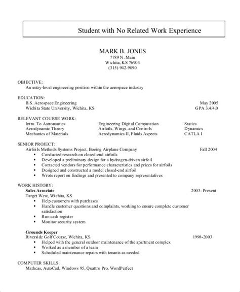 sample resume templates