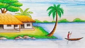 image result  painting kerala drawing scenery scenery drawing