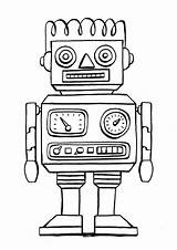 Coloring Pages Robot Robots Kids Clipartmag 선택 보드 sketch template