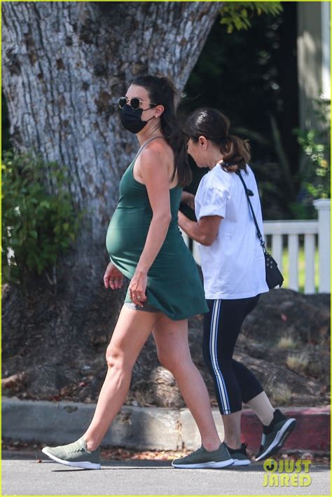 Pregnant Lea Michele Emerges After Sharing Her Tribute To