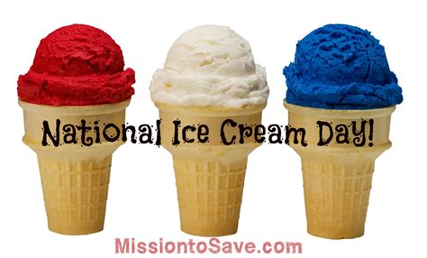 national ice cream day deals  mission  save