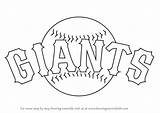 Giants Logo Francisco San Step Draw Drawing Mlb Drawingtutorials101 Tutorials sketch template