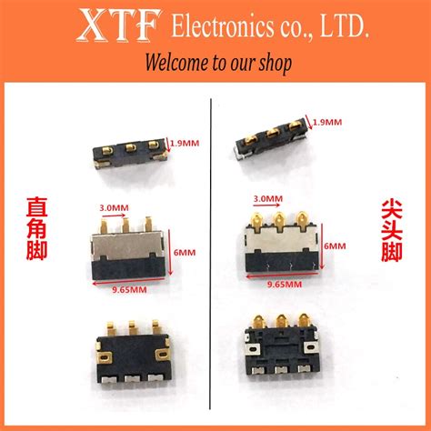 shipping models battery holder pin battery connector mobile phone battery connector
