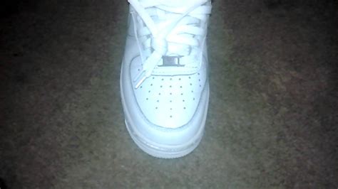 clean  white air forces    video youtube
