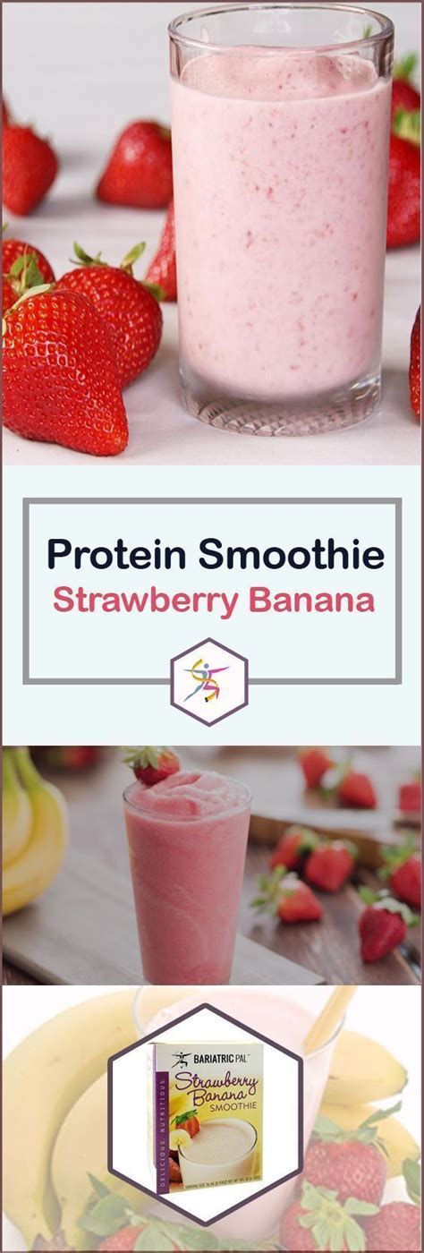 Bariatricpal Protein Smoothie Strawberry Bananathe Bariatric Diet May