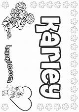 Karley Coloring Color Pages Hellokids Print Online sketch template
