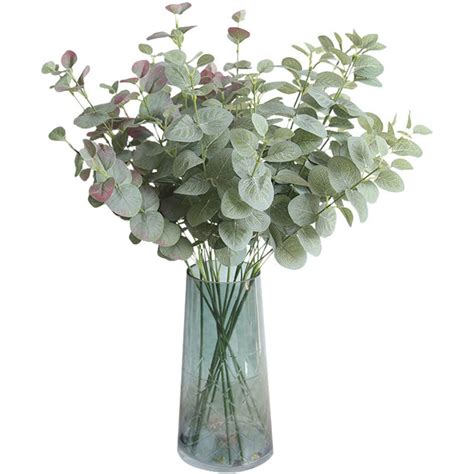 kunstmatige rotan stof eucalyptus pulp geld blad nep groene plant blad bruiloft verjaardag party