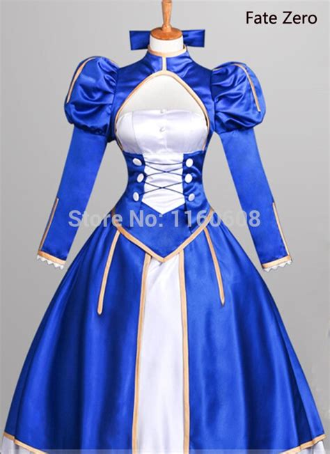 New Fate Zero Cosplay Dress Anime Fate Stay Night Saber Cosplay Costume