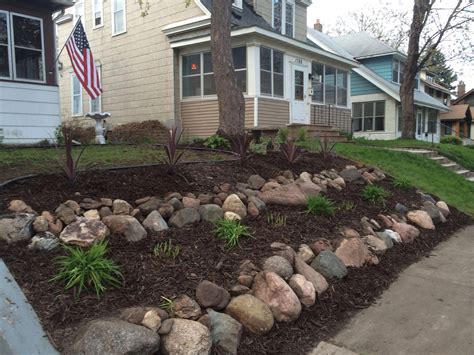 review  front yard landscaping ideas  large rocks