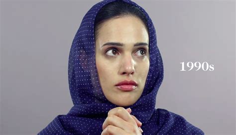 here s 100 years of iran s beauty standards in one minute