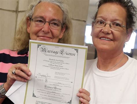 same sex couples across suburbs line up for marriage licenses