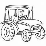 Druku Rolnik Traktorze Traktory Kolorowanki Kolorowanka Tracteur Tiller Illustrations Traktor Pixers Peint Planetadziecka Icon sketch template