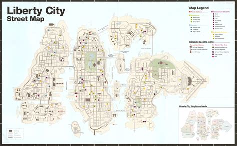 liberty city map gta map grand theft auto series