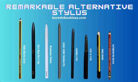 remarkable  stylus alternative  detailed list borednbookless