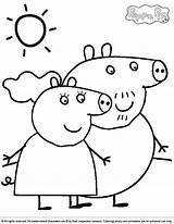 Pig Peppa Coloring Pages Print Printable Para Colorear Friends Sheets Pintar Grandpa Kids Colouring Color Granny Pepa Book Library Online sketch template