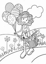 Girls Coloring Books Kids Fun sketch template
