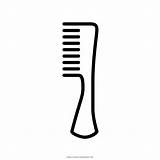 Comb Pente Peine Colorir Barbershop Hairbrush Ultracoloringpages sketch template