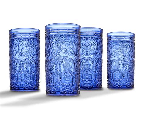 Buy Godinger Highball Drinking Glasses Tall Glass Cups Vintage Design