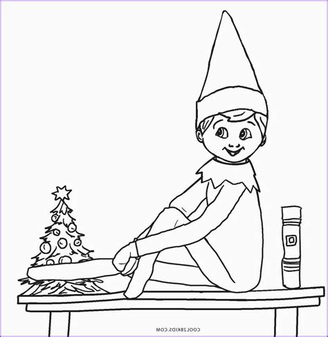 awesome collection  elf coloring pages printable christmas