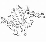 Dragon Ii Happy Coloring Coloringcrew sketch template