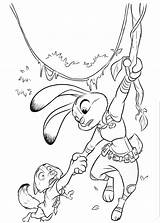 Zootropolis Coloring Pages sketch template