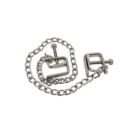 Nipple Clamp With Chain Tied Tight