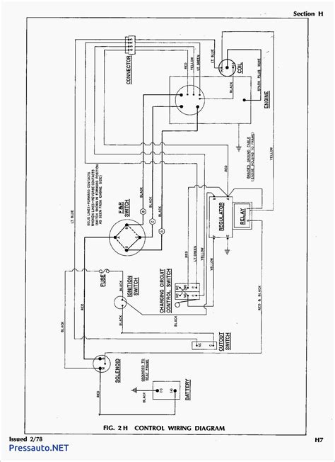 wiring diagram  ezgo golf cart wiring diagram