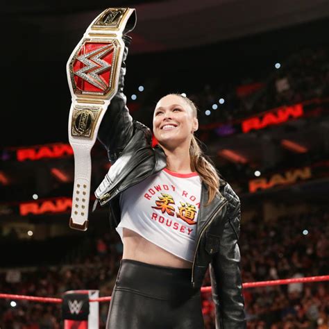 star female wrestler ronda rousey replaced from the official banner of wwe raw wwe news live