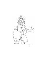 Coloring Pages Sitting King His Emperor India Throne sketch template