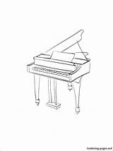 Cart Shopping Piano Coloring Pages Keyboard Getcolorings Color Printable Popular Colori sketch template