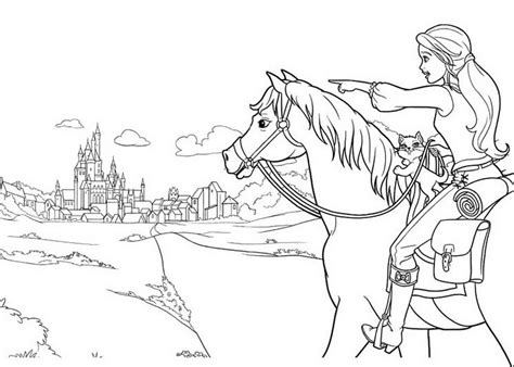 barbie coloring pages horse coloring pages   ages coloring home