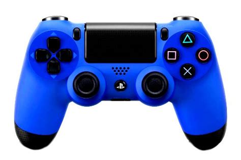 sony ps playstation blue dual shock controller ps