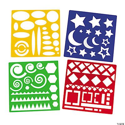 geometric shapes stencils oriental trading discontinued