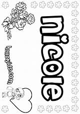 Nicole Coloring Pages Name Angelie Hellokids Color Sheets Names Girls Do Girly Online Girl Letter Kids Among Enjoy Machine Other sketch template