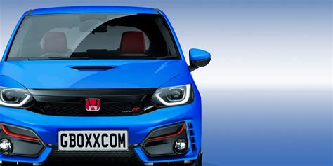 honda fit type  rendering  silly wing   happen autoevolution