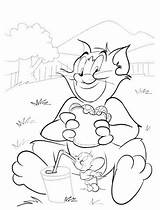 Jerry Tom Coloring Pages Sandwich Eating Kids Cocktail Printable Drinking Cartoon Bestcoloringpagesforkids Grass Color Colouring Sheets Online Supercoloring Jerrys Toms sketch template