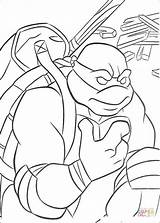 Donatello Coloring Pages Thinking Silhouettes sketch template