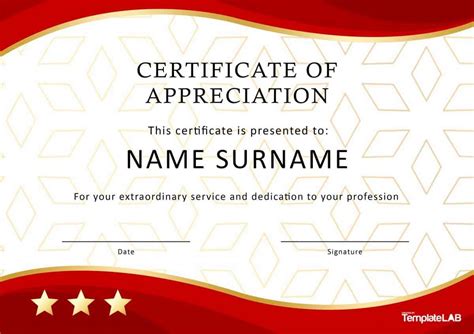 employee award certificate templates