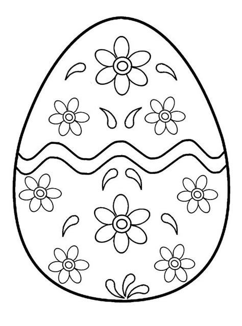 printable easter egg coloring pages  getcoloringscom